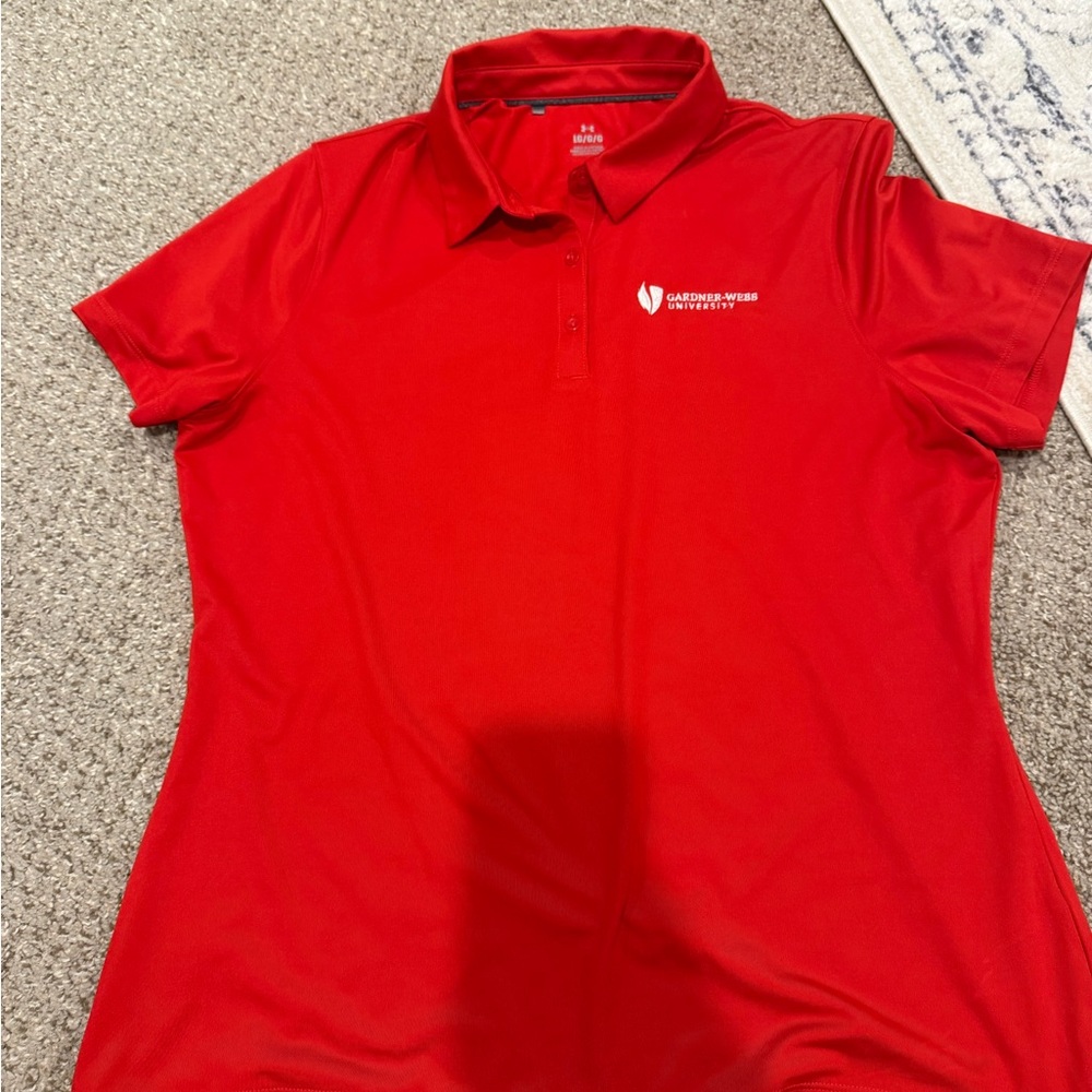 Under Armour Red Polo Shirt